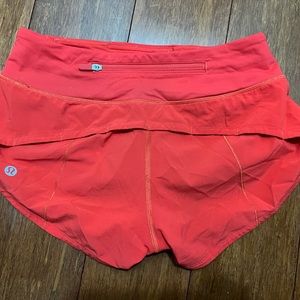 Lululemon red shorts